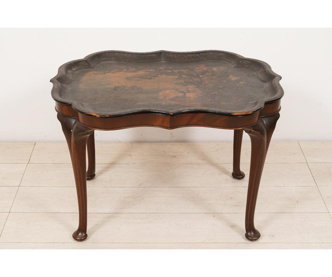 PAPER MACHE TRAY TABLE (1 of 8)