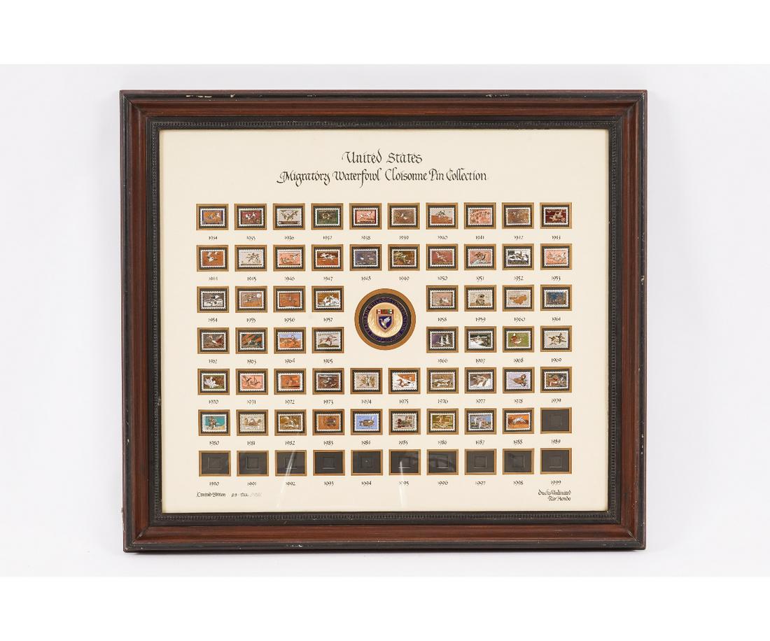 MIGRATORY WATERFOWL CLOISONNE PIN COLLECTION (1 of 9)