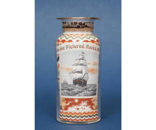 RARE ANDREW CLEMENS SAND BOTTLE