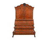 MASSIVE DUTCH MARQUETRY SECRETARY