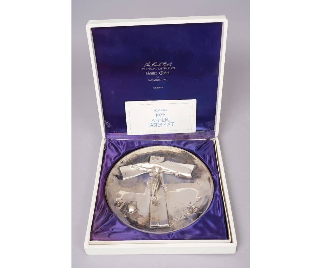 SALVADOR DALI STERLING SILVER PLATE (1 of 9)