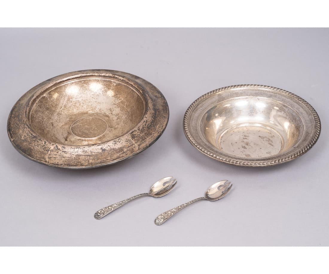 STERLING SILVER CENTERPIECE DISH (1 of 7)