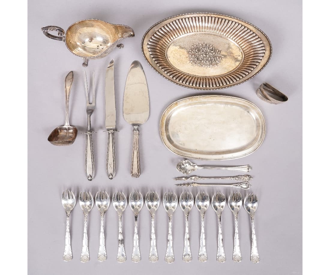 STERLING SILVER TABLEWARE (1 of 4)