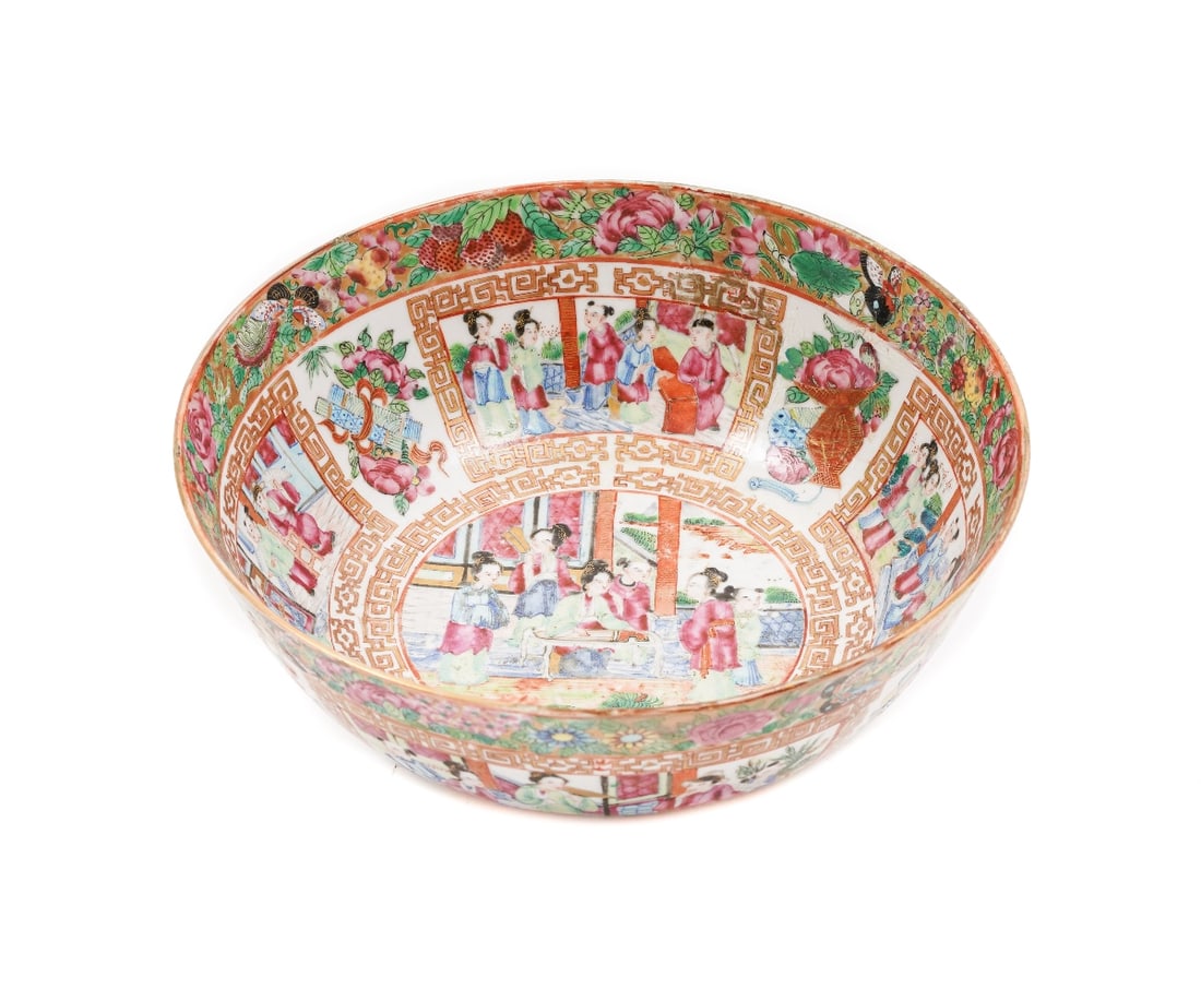 CHINESE PORCELAIN ROSE MANDARIN (1 of 8)