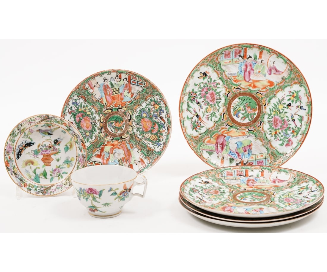 CHINESE ROSE MEDALLION TABLEWARE (1 of 5)