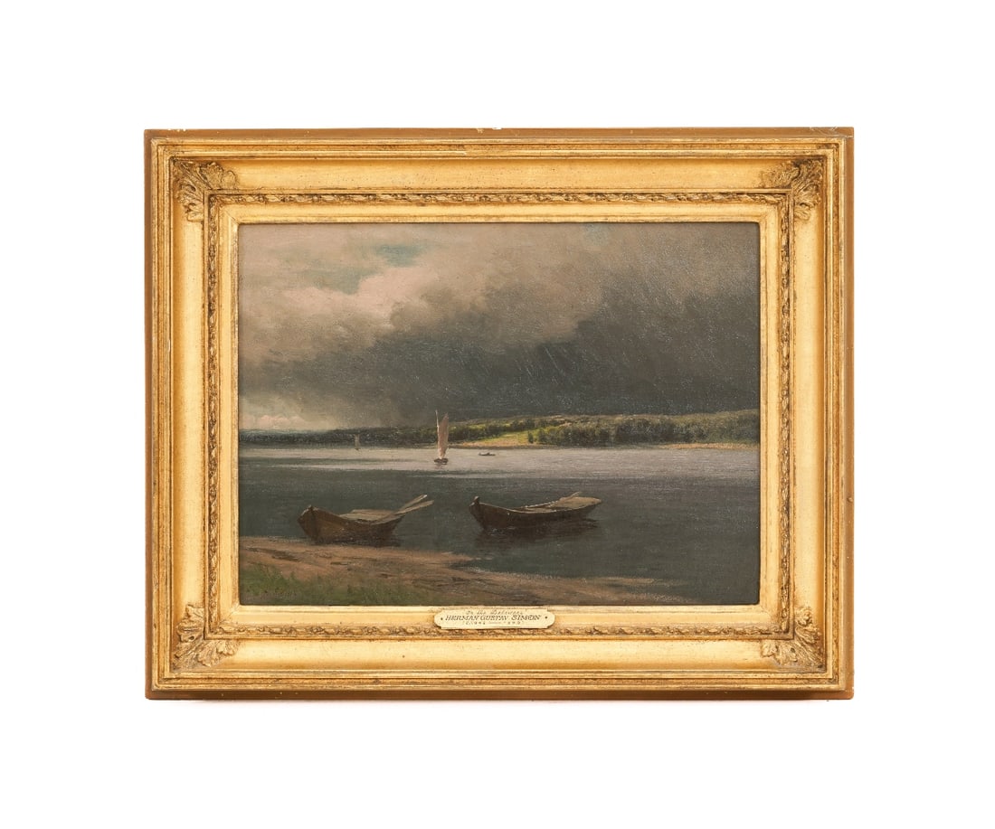 HERMANN GUSTAV SIMON OIL ON CANVAS (1 of 7)