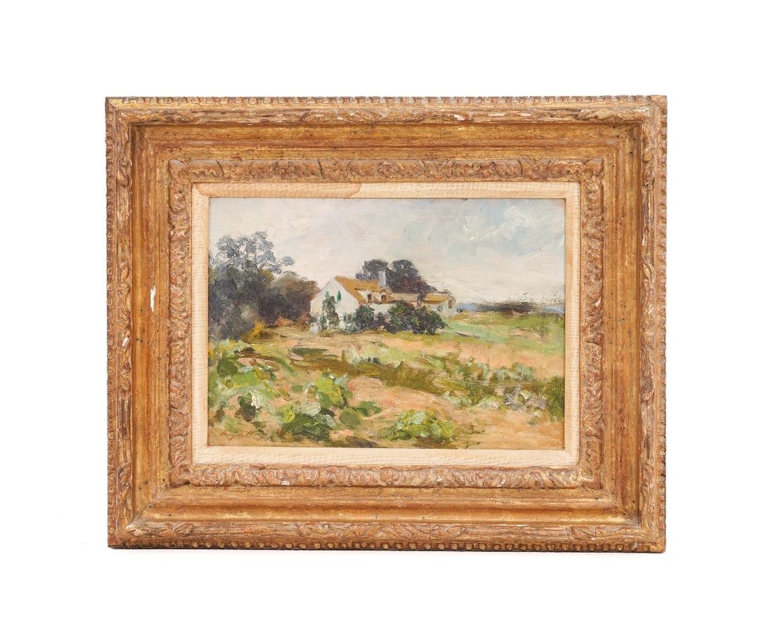 IRVING RAMSEY WILES OIL ON PANEL (1 of 8)