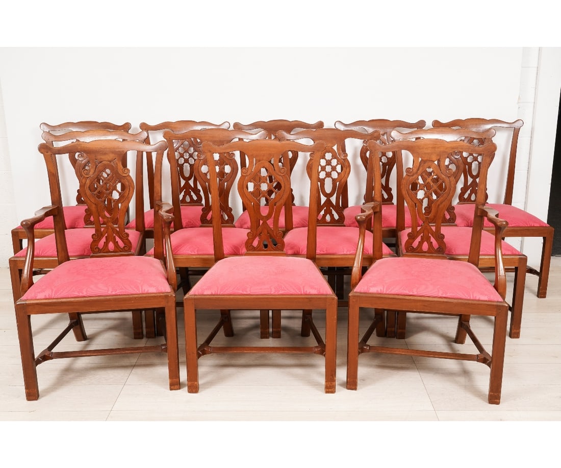 SET OF TWELVE DINING CHAIRS (1 of 7)