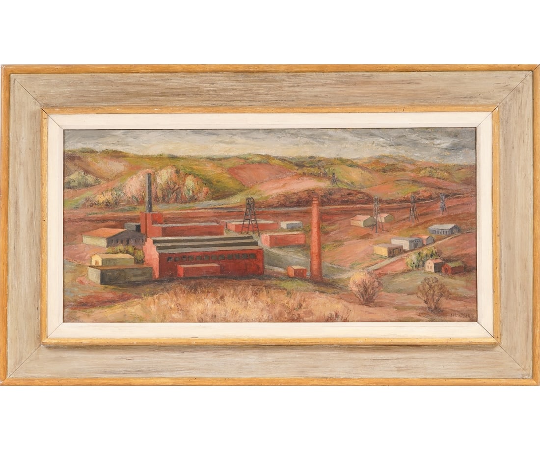 HELEN L. ROBERTS 'OCTOBER IN MANAYUNK' (1 of 5)