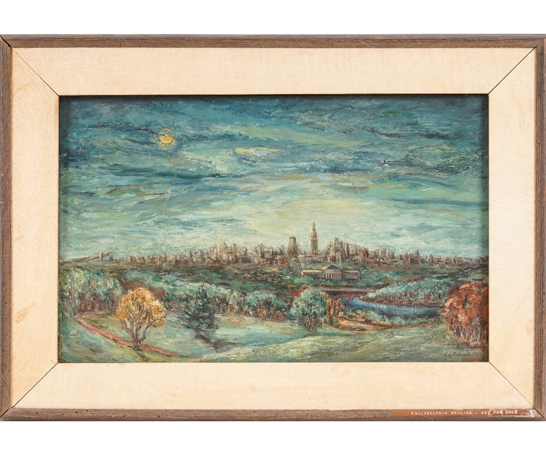 HELEN L. ROBERTS 'CITY BY MOONLIGHT' (1 of 8)