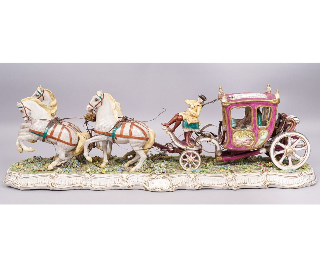 ITALIAN PORCELAIN FIGURAL GROUP (1 of 12)