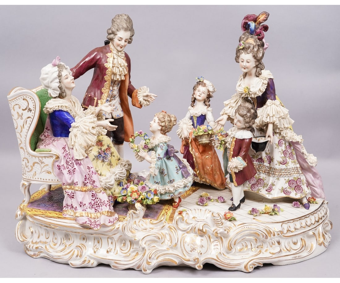Volkstedt Porcelain Dresden Auction
