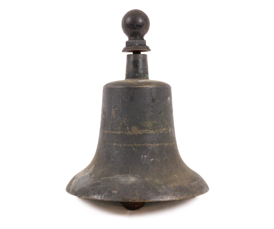 LARGE CAST IRON BRONZE BELL (1 of 7)