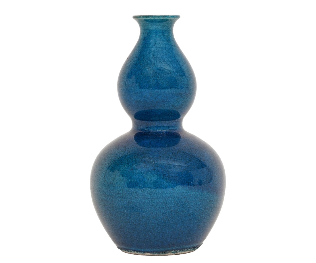 CHINESE DOUBLE GOURD VASE (1 of 4)