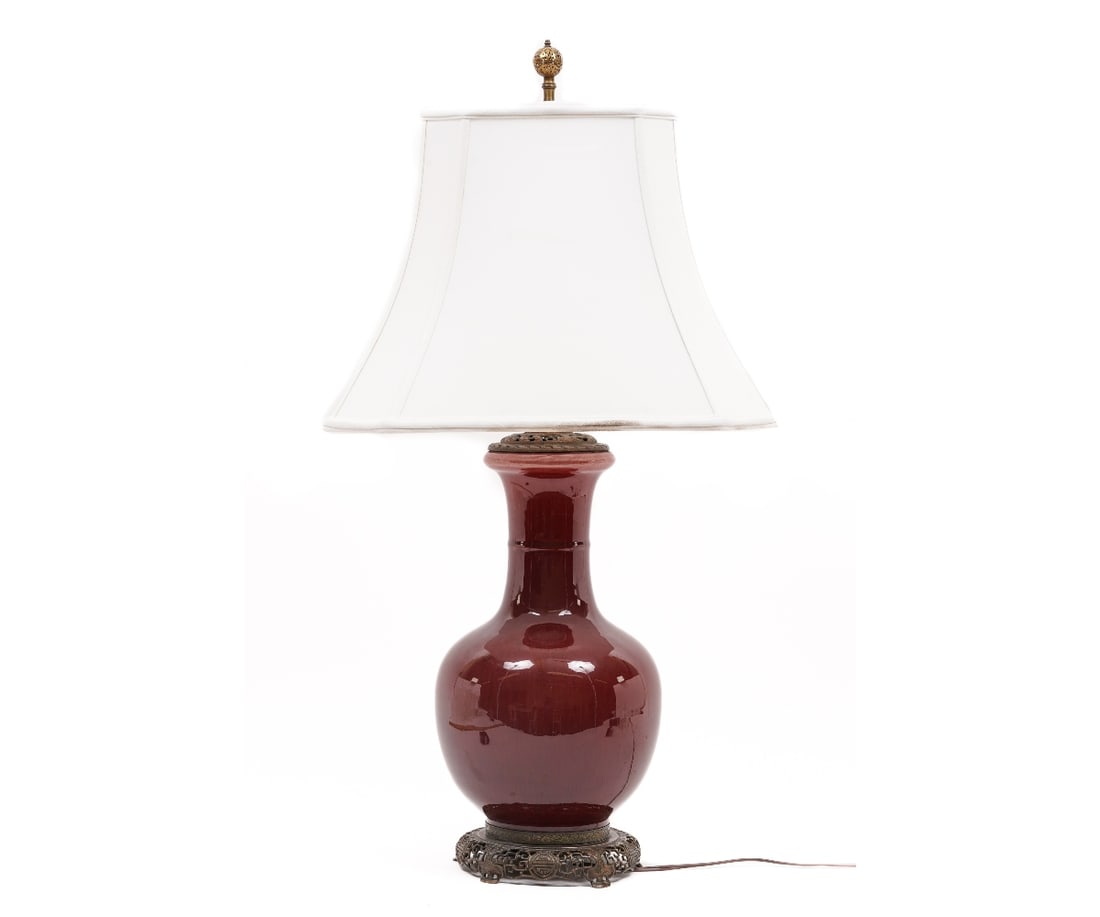 CHINESE OX-BLOOD VASE (1 of 13)