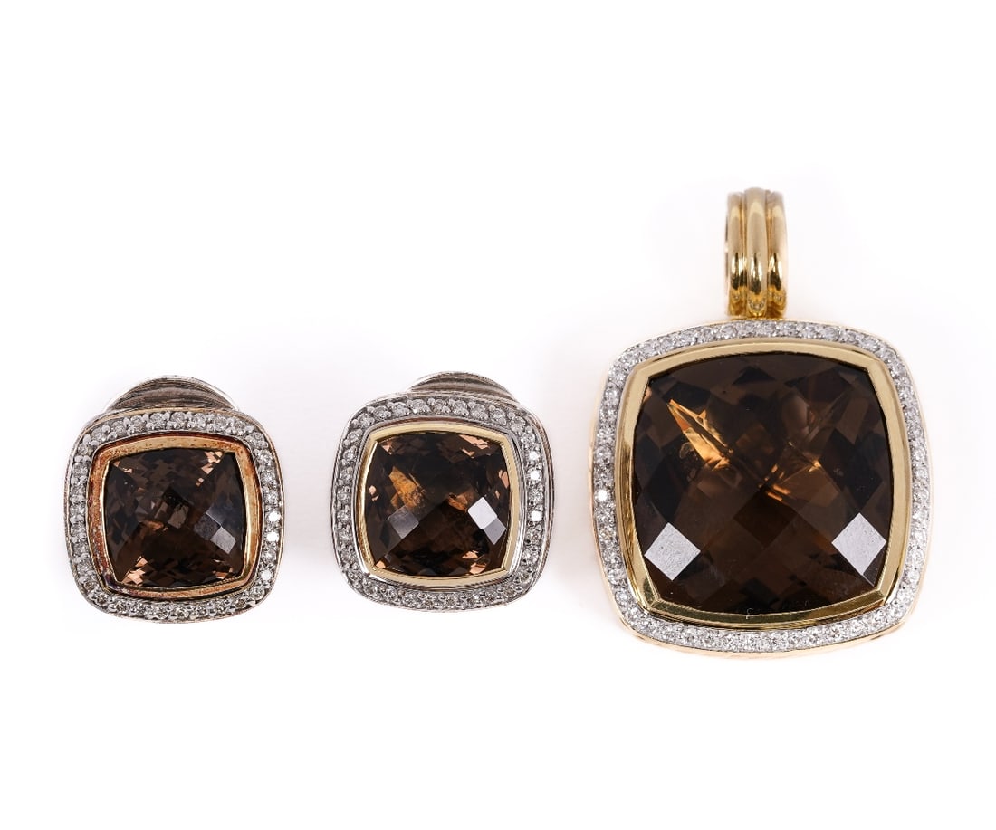 DAVID YURMAN PENDANT & EARRINGS (1 of 11)