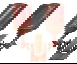 RARE ENTERPRISE BELT-DRIVEN DOUBLE HOPPER