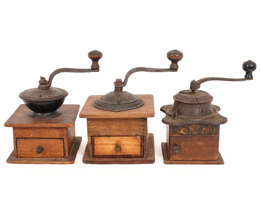 THREE BOX COFFEE MILLS (1 of 10)