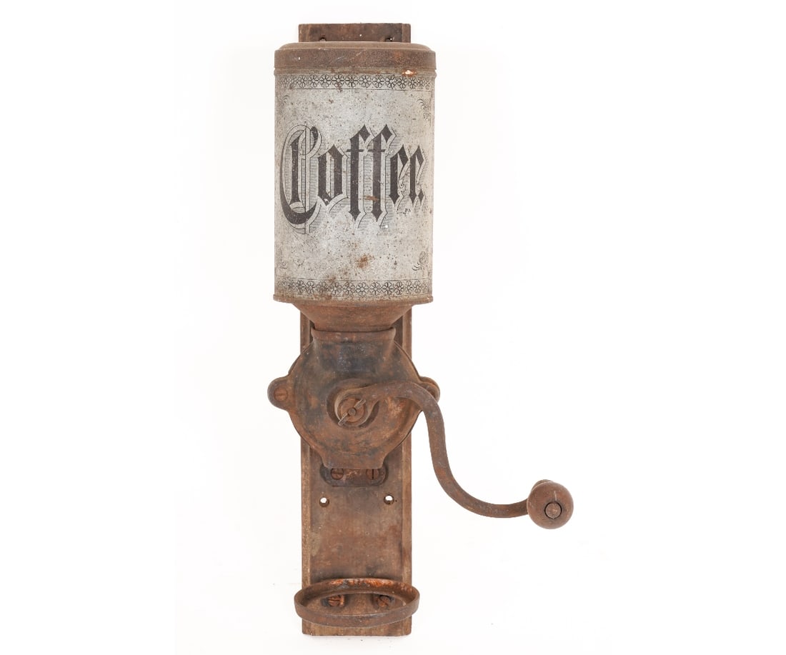 TIN & CAST IRON WALL CANISTER MILL (1 of 6)