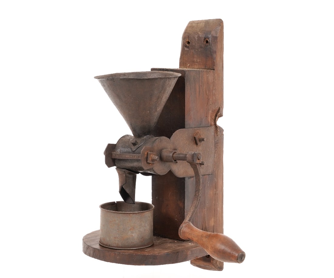 EARLY WALL MOUNT COFFEE GRINDER (1 of 6)