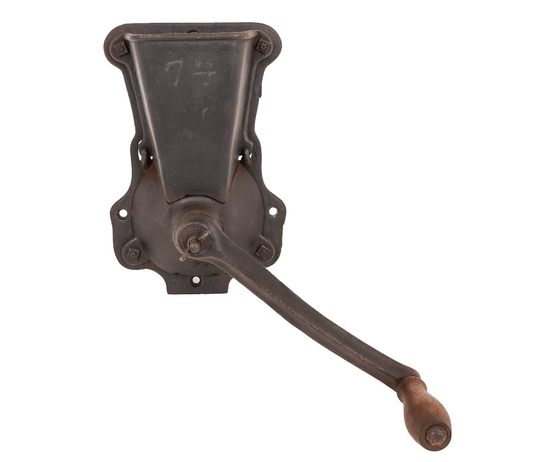 EARLY CAST IRON WALL GRINDER (1 of 4)