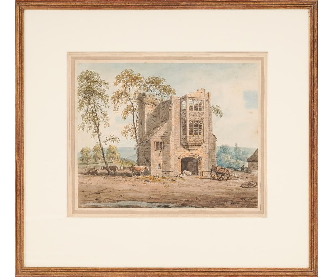 JOHN WILLIAM UPHAM WATERCOLOR (1 of 5)