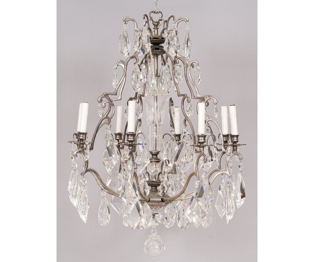 CUT CRYSTAL CHANDELIER (1 of 10)