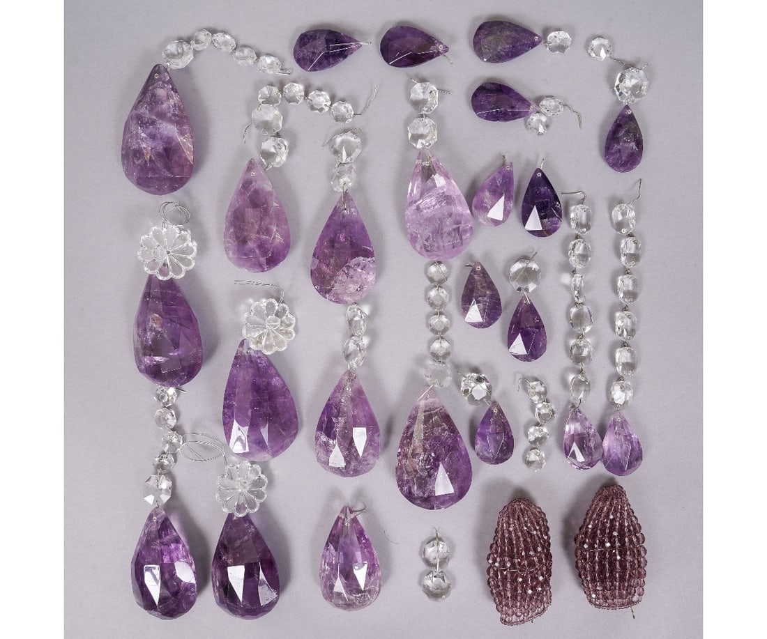 ROCK CRYSTAL CHANDELIER PRISMS (1 of 3)