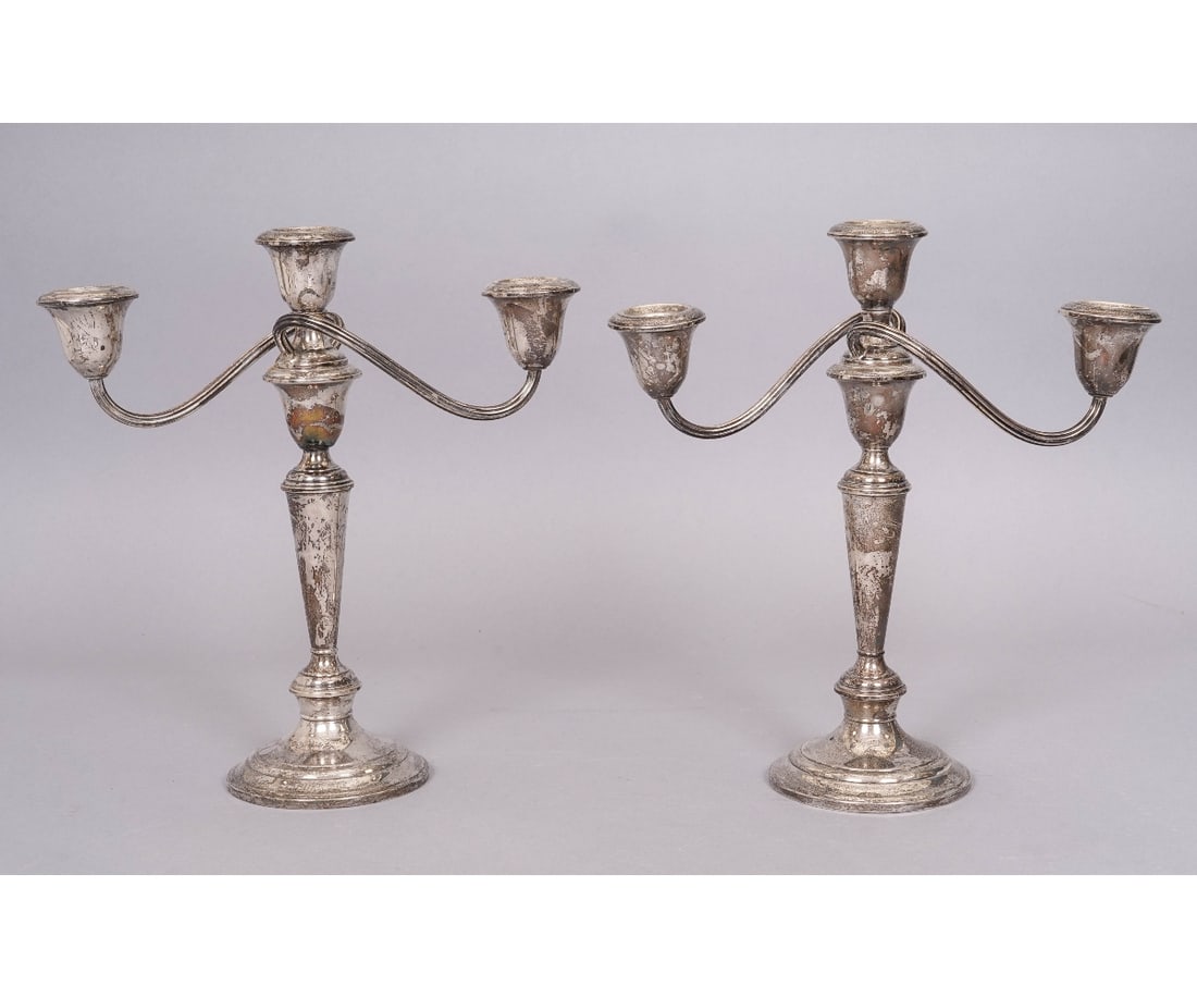 PAIR GORHAM CANDELABRA (1 of 6)