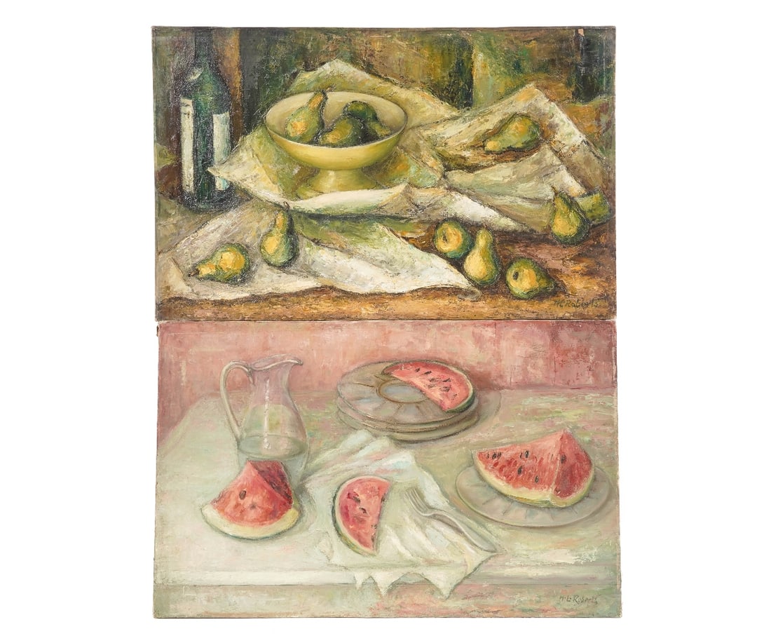 TWO HELEN L. ROBERTS STILL LIFES (1 of 9)