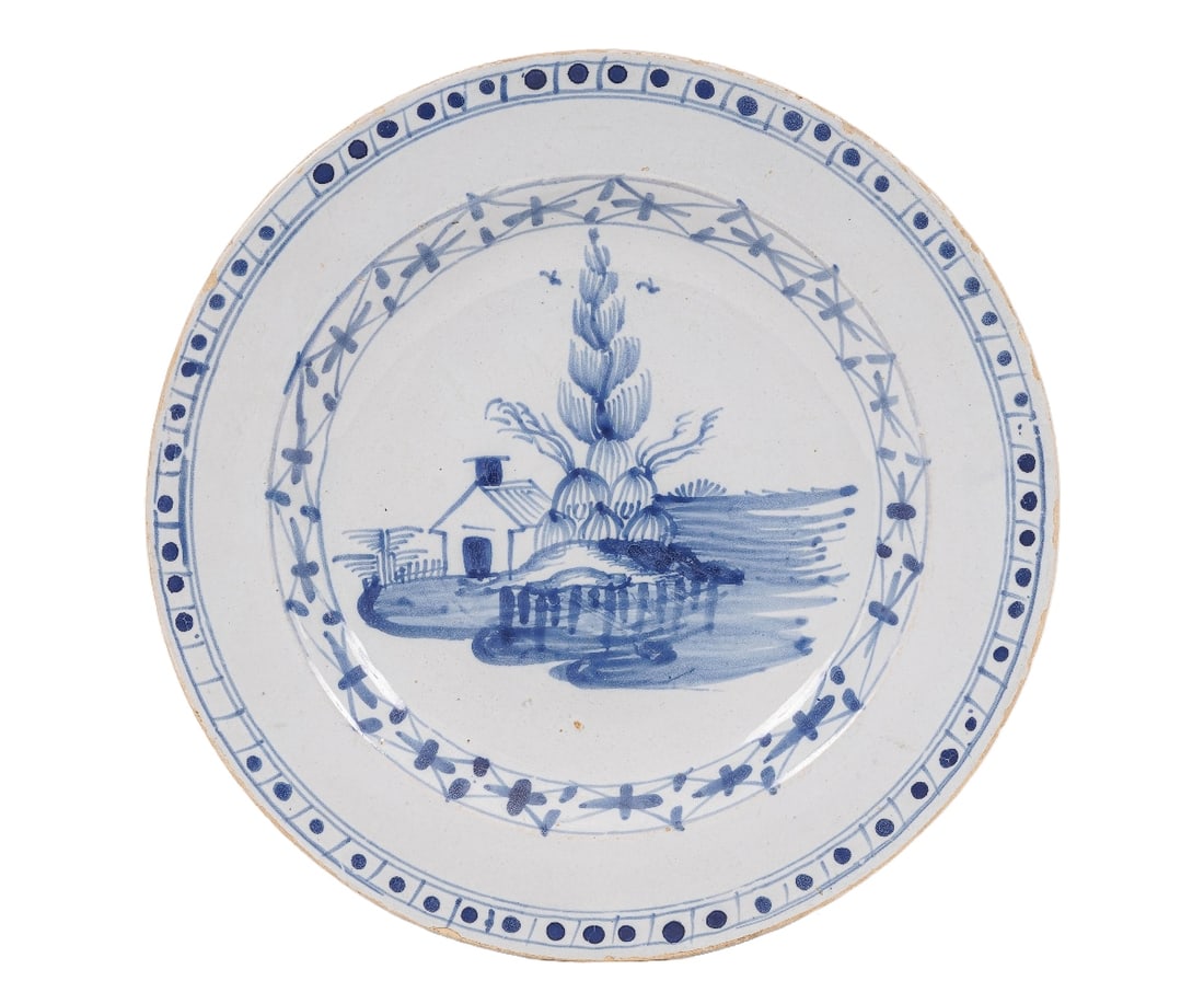 ENGLISH DELFT PLATE (1 of 9)