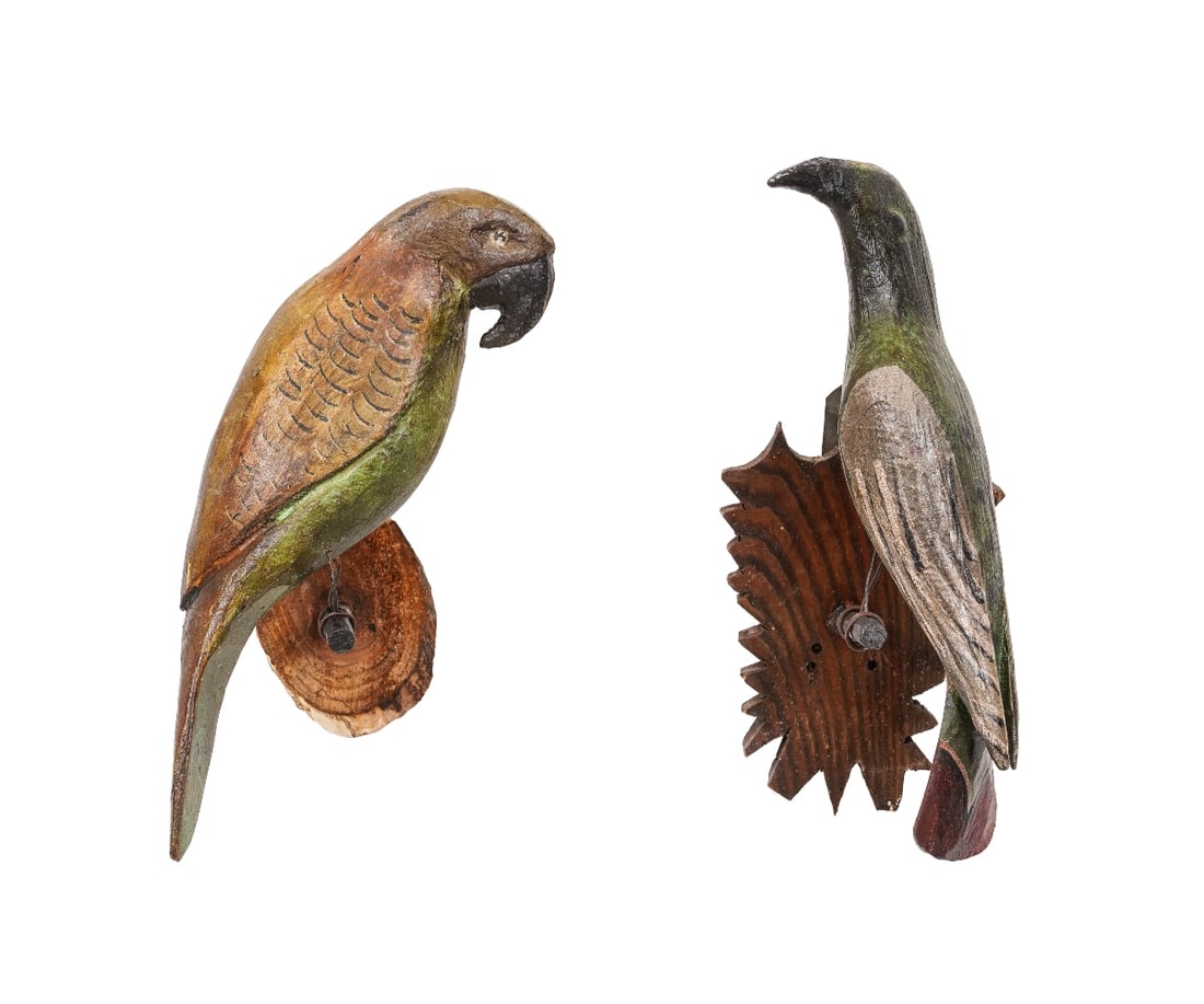 CARVED PARROT AND BIRD (1 of 4)
