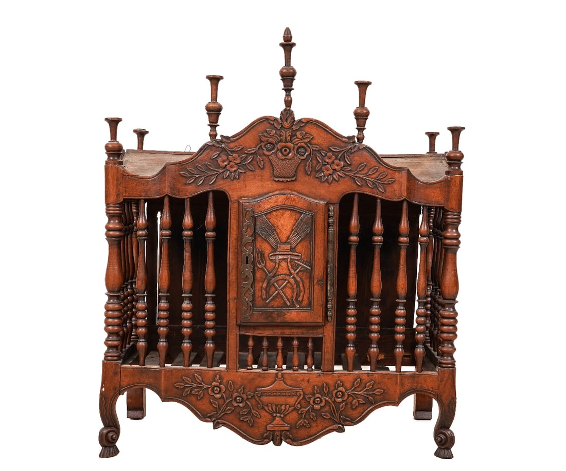 FRENCH WALNUT PANETIERE (1 of 11)