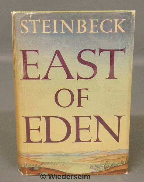 Book- first edition East of Eden, john Steinbeck, : Book- first edition East of Eden, john Steinbeck, 1952. 8.75"x6"