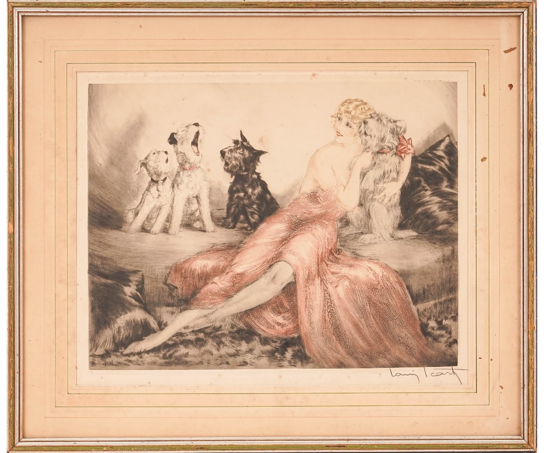 LOUIS ICART ETCHING (1 of 7)
