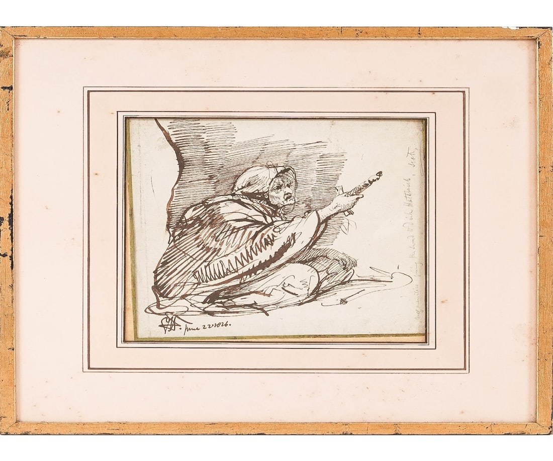 SIR GEORGE HAYTER PEN & INK (1 of 6)