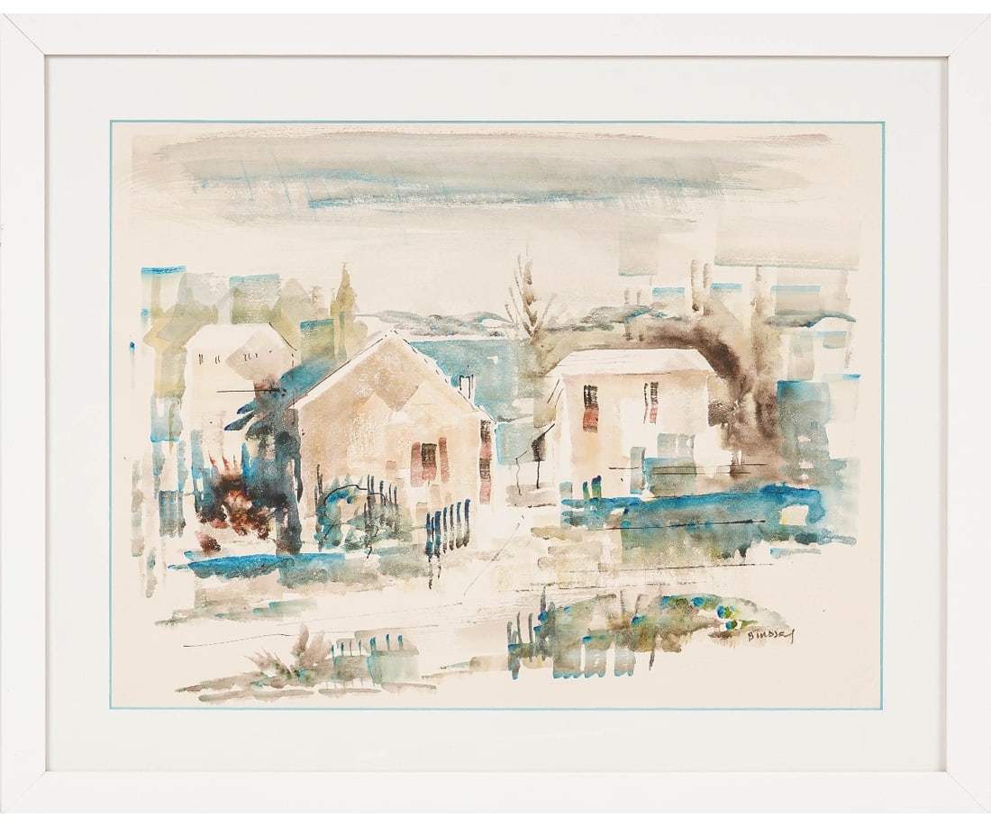 ALFRED BIRDSEY WATERCOLOR (1 of 4)