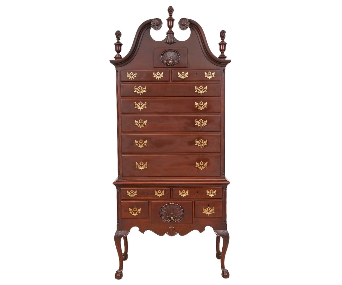 BIGGS MAHOGANY HIGHBOY (1 of 8)
