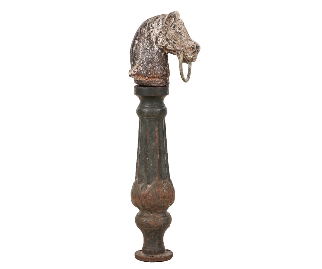 Cast Iron Hitching Post Auction