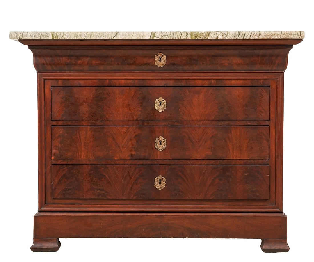 FRENCH EMPIRE CHEST OF DRAWERS (1 of 5)