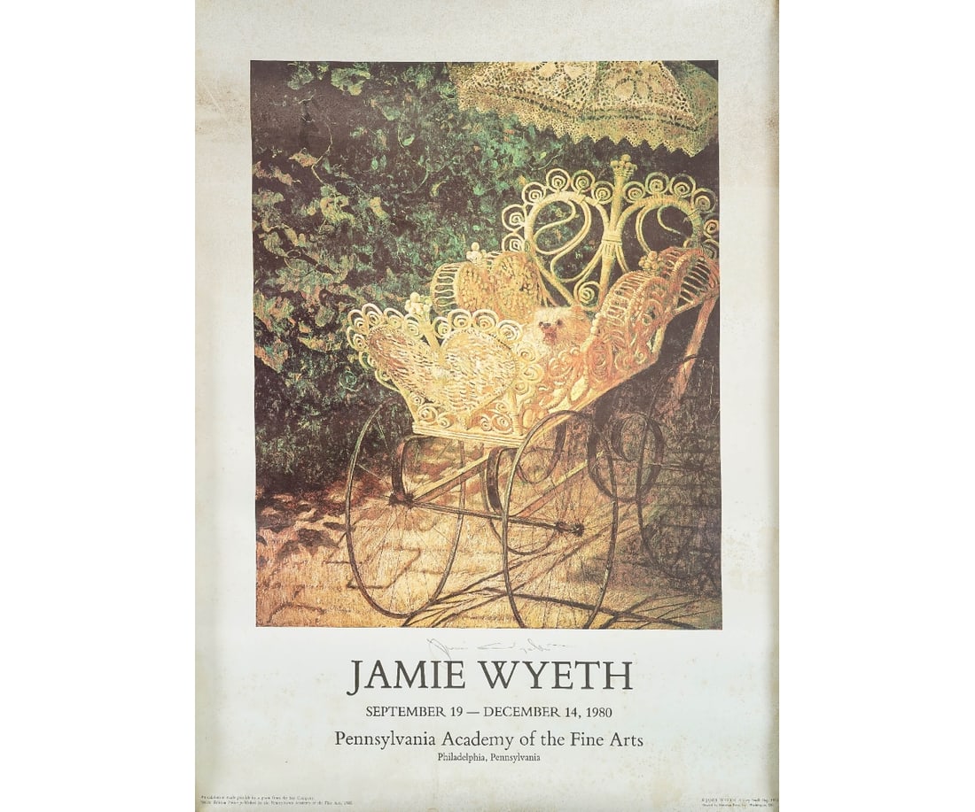 SIGNED WYETH POSTER (1 of 8)