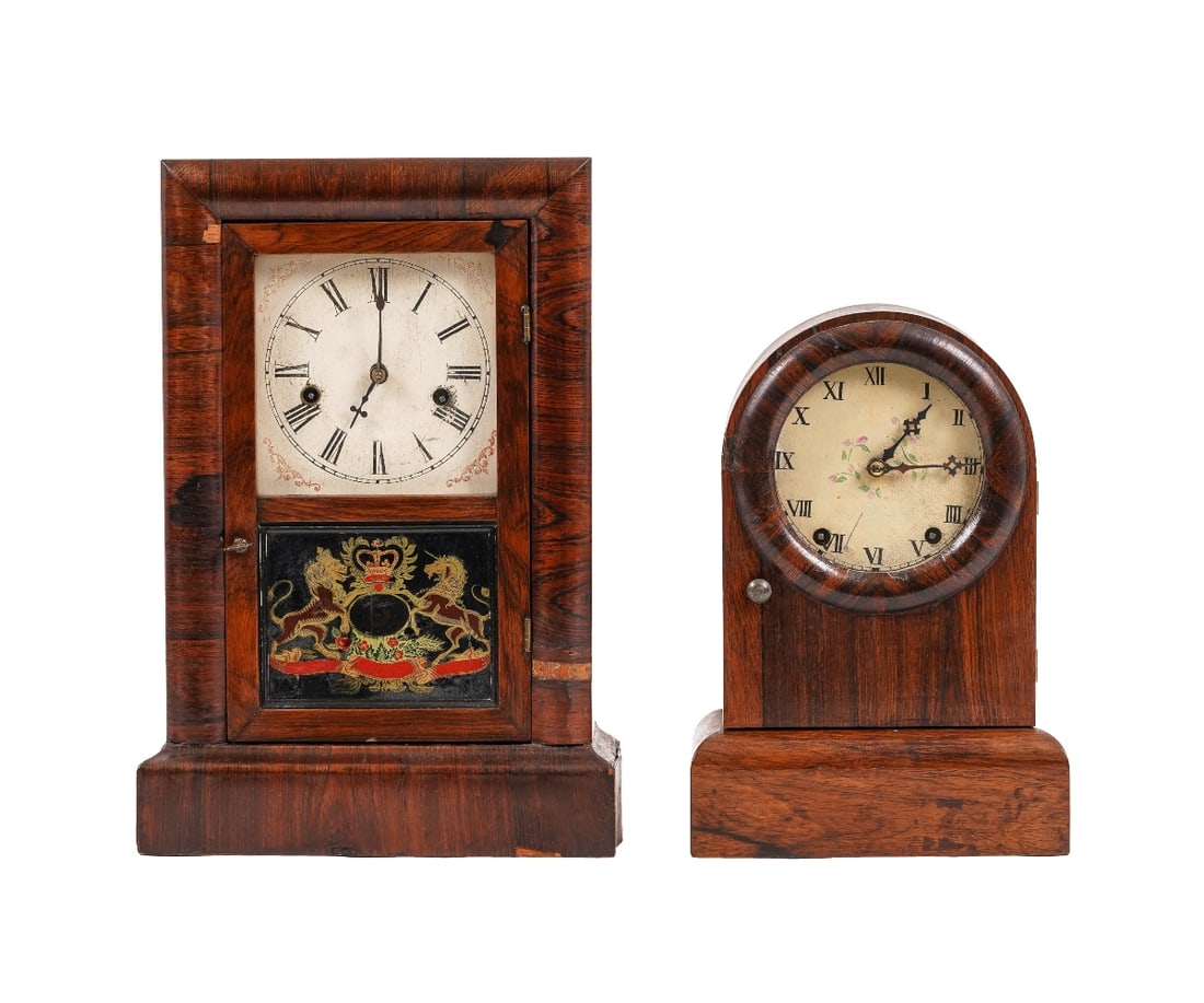 ANSONIA ROSEWOOD MANTEL CLOCK (1 of 9)