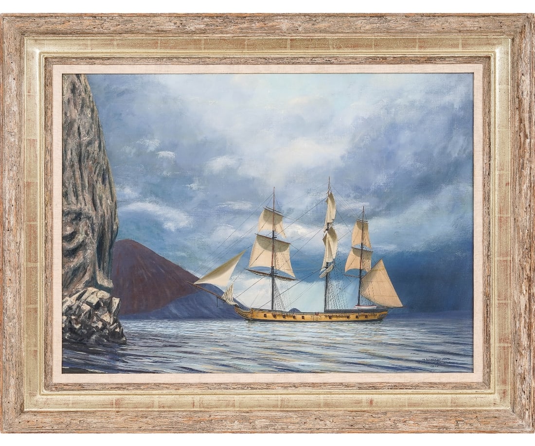 CHARLES RASKOB ROBINSON OIL ON CANVAS (1 of 6)