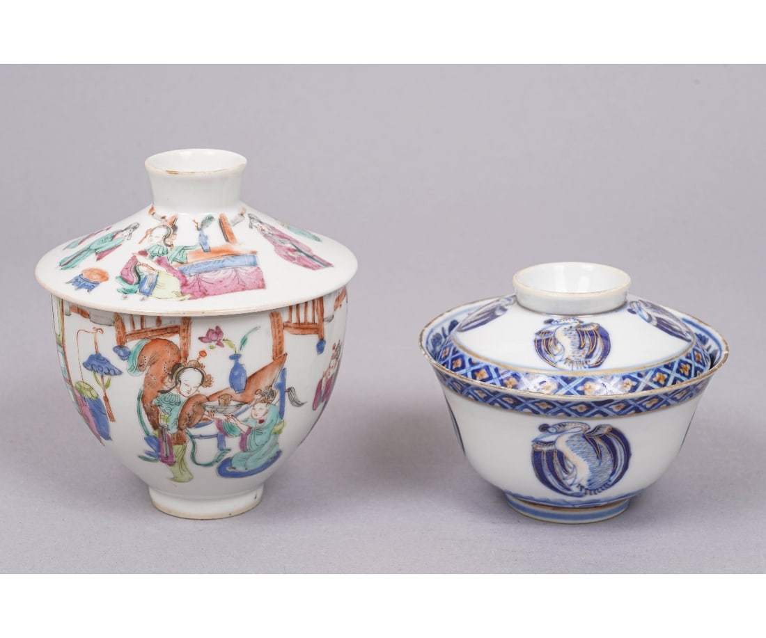 TWO CHINESE PORCELAIN BOWLS (1 of 13)