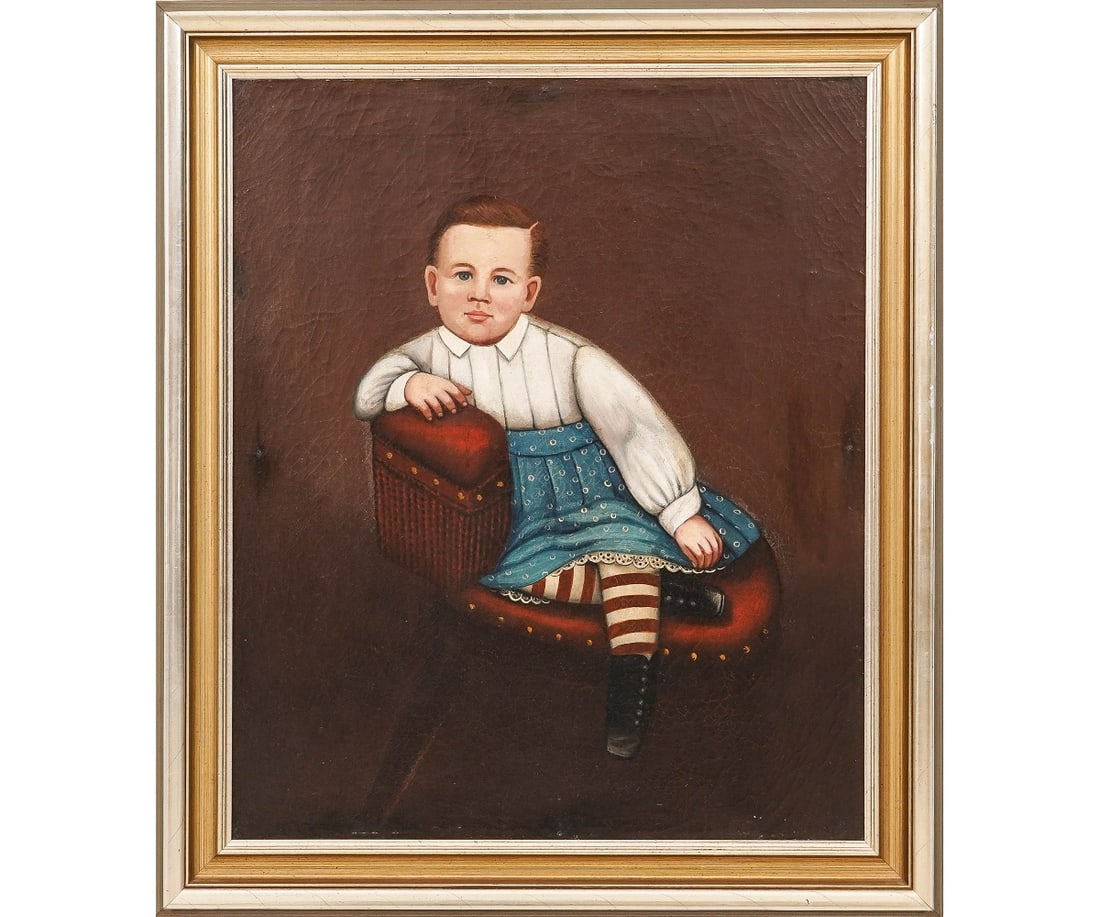OIL ON CANVAS CHILD PORTRAIT (1 of 6)