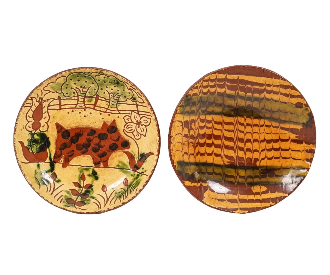 BREININGER REDWARE PLATES (1 of 3)