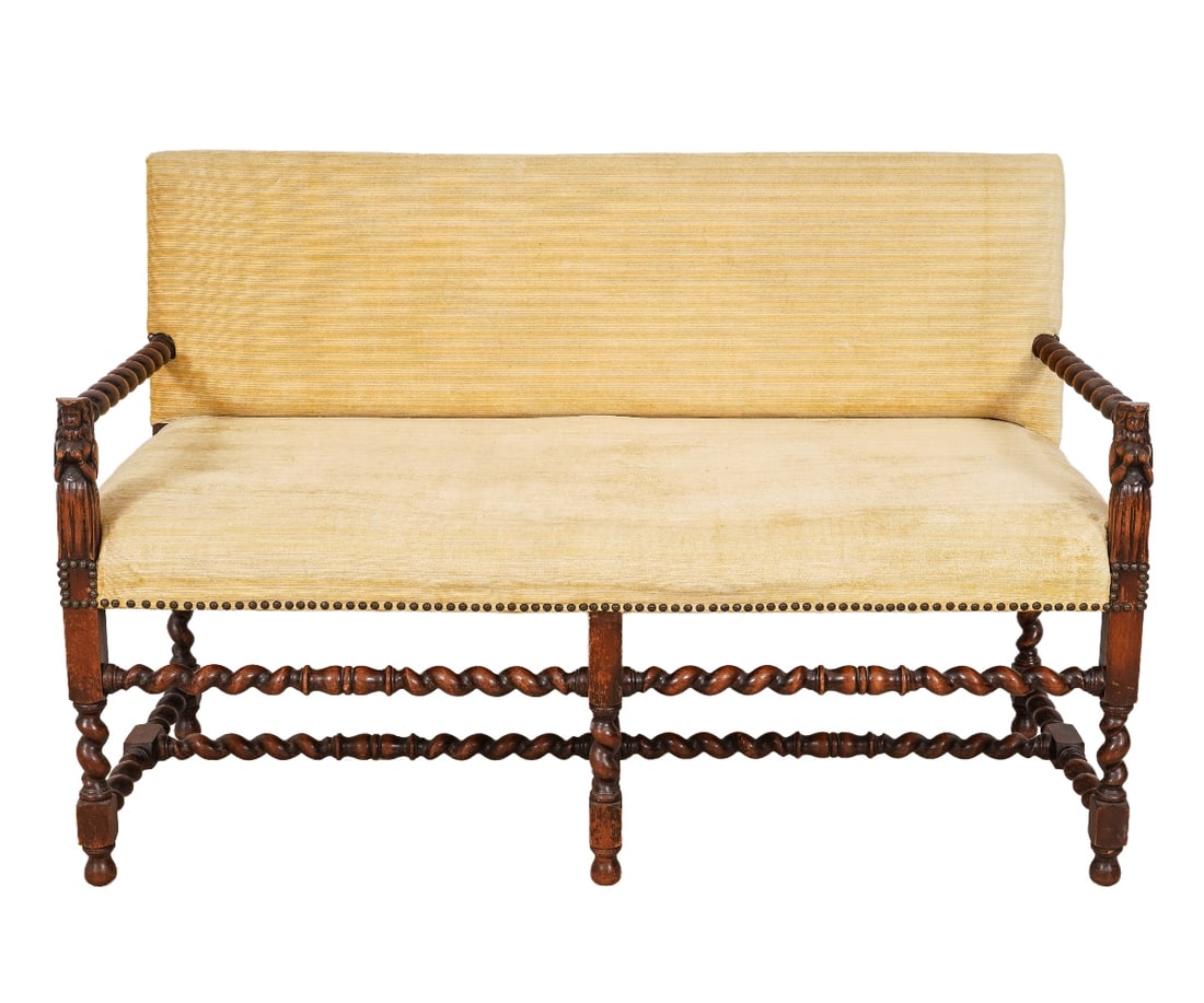 JACOBEAN STYLE SETTEE (1 of 11)