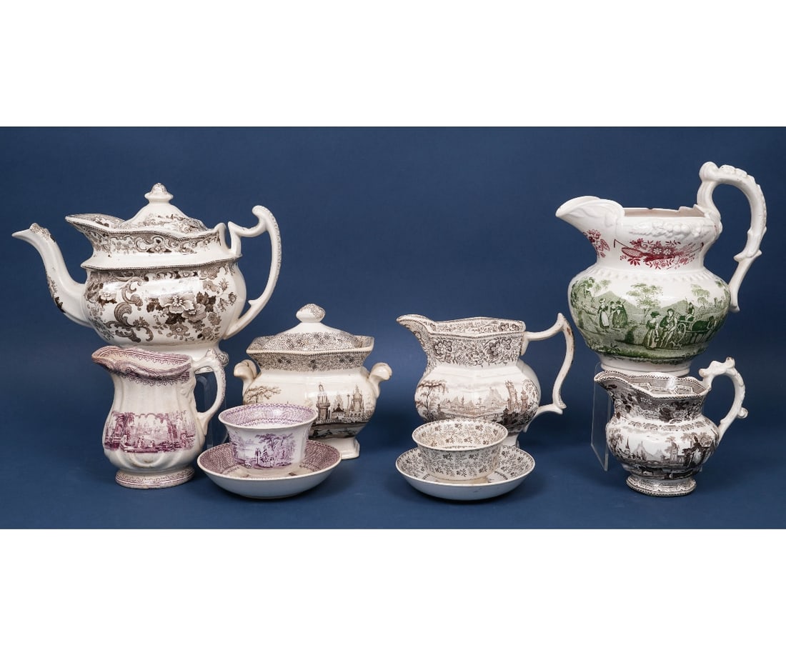 ENGLISH STAFFORDSHIRE TABLEWARE (1 of 15)