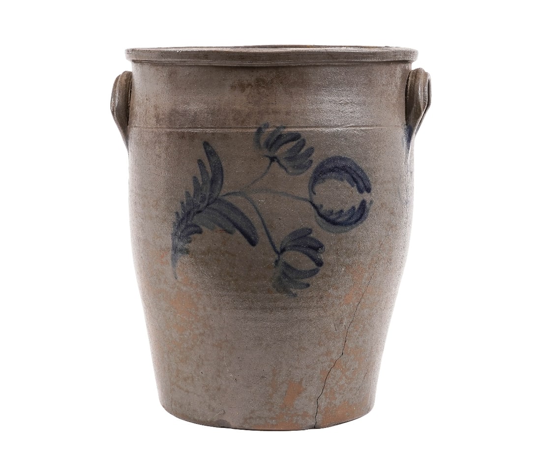 SIX GALLON STONEWARE CROCK (1 of 11)