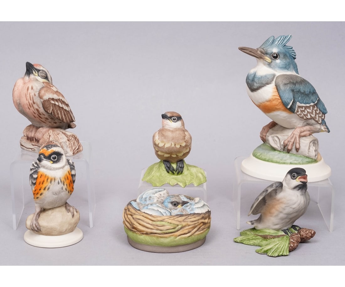 SIX BOEHM BIRDS (1 of 7)